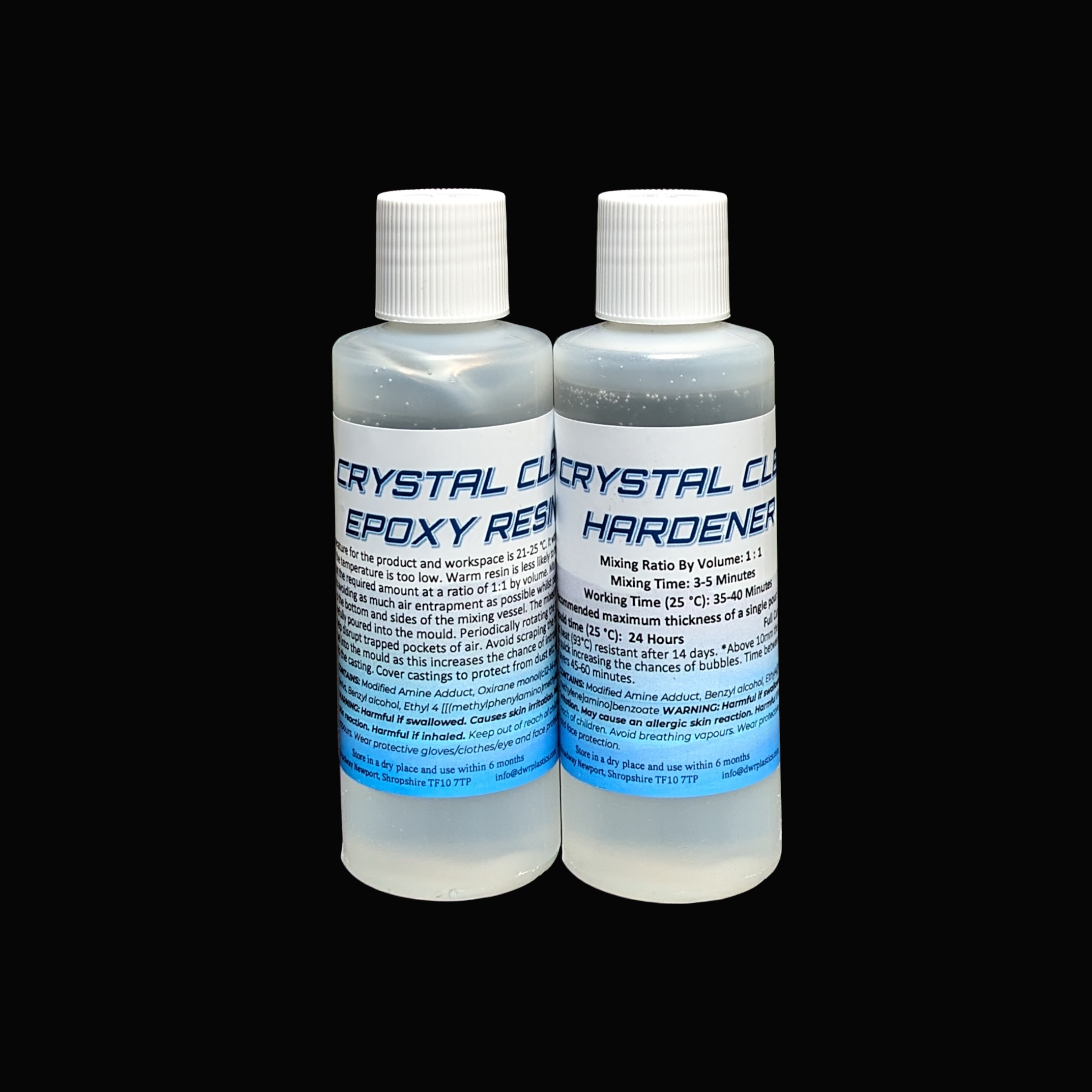 Crystal Clear Epoxy Resin 250ml Kit